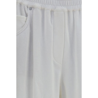 Brunello Cucinelli White Cotton Bermuda Shorts