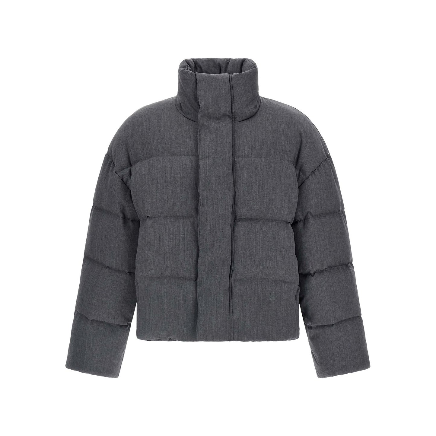 Entire Studios Gray Wool Full-Length Jacket