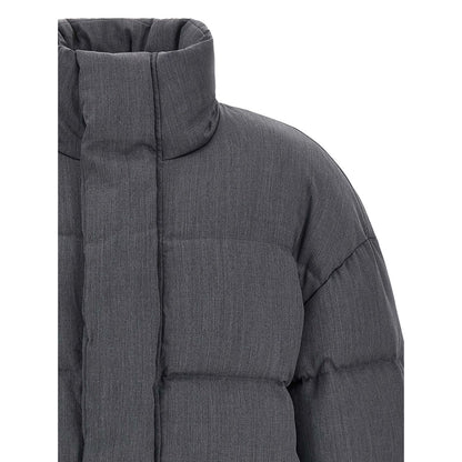 Entire Studios Gray Wool Full-Length Jacket