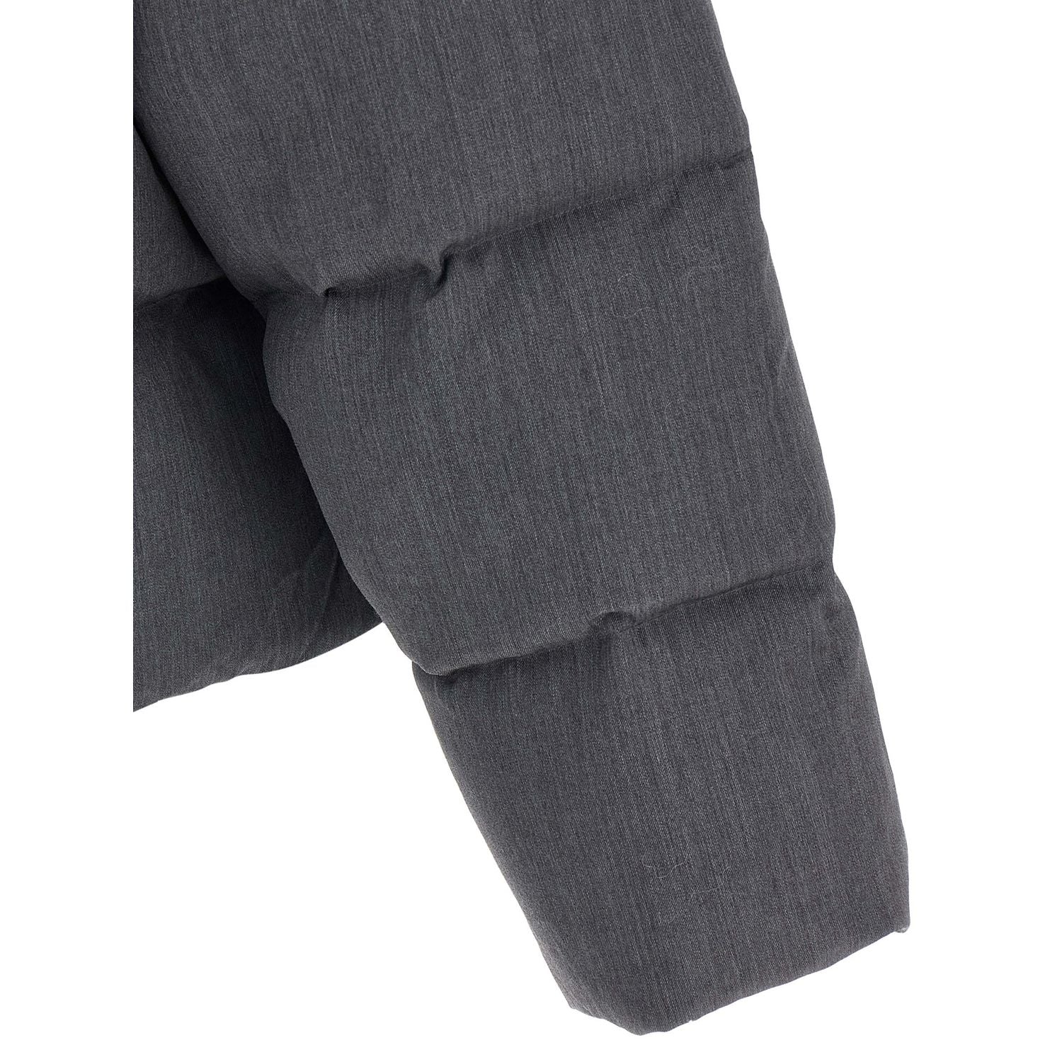 Entire Studios Gray Wool Full-Length Jacket