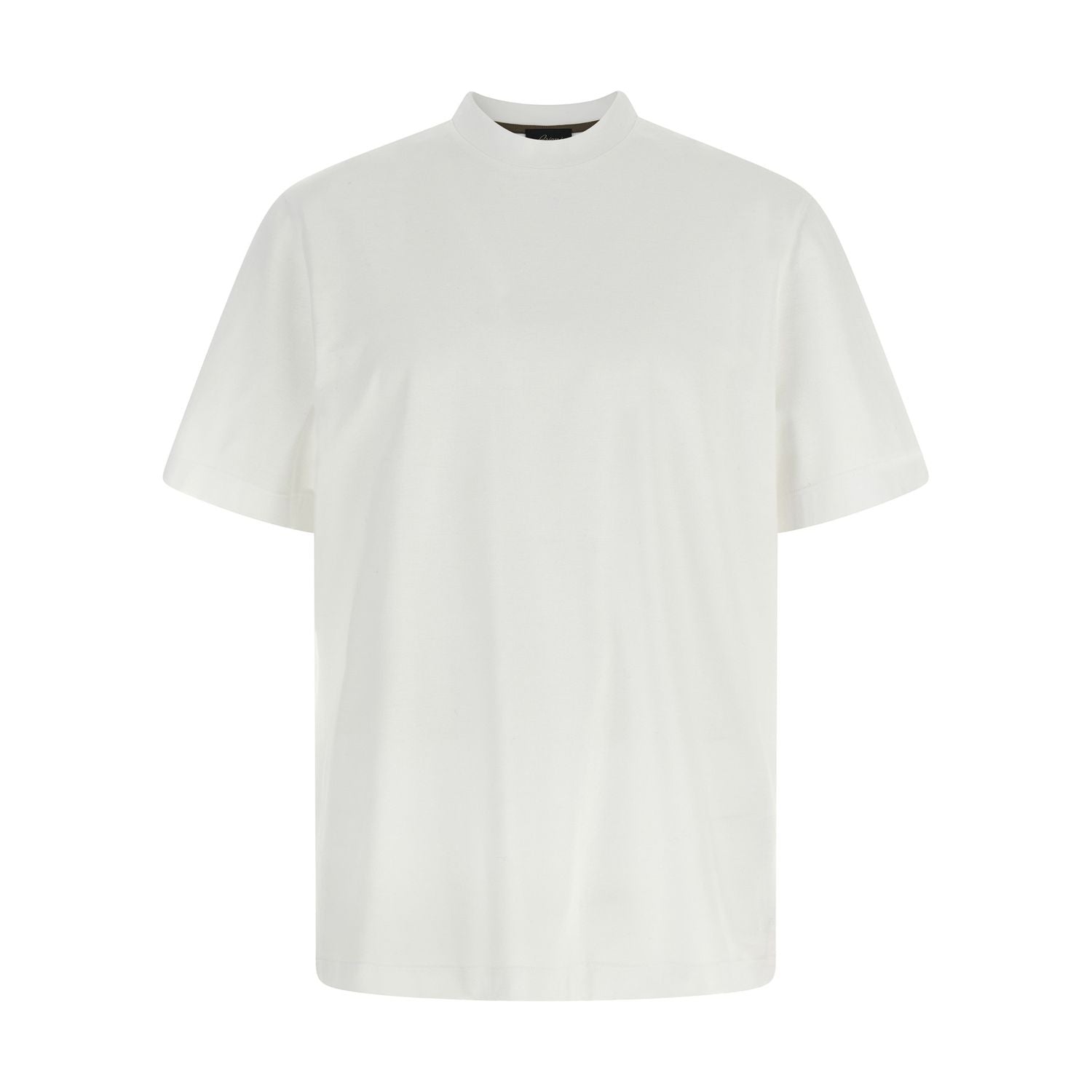 Brioni White Cotton T-Shirt