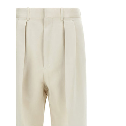Tom Ford Beige Cotton Casual Pants