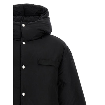 Jacquemus Black Polyamide Full-Length Jacket