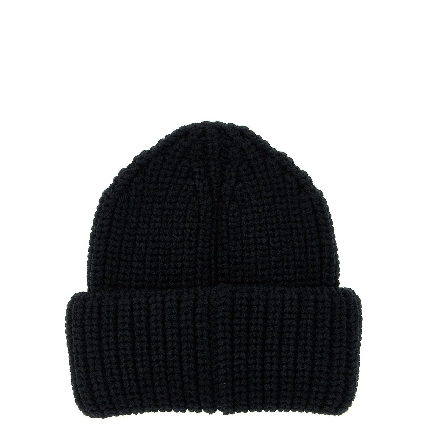 Moncler Grenoble Black Virgin Wool Beanie