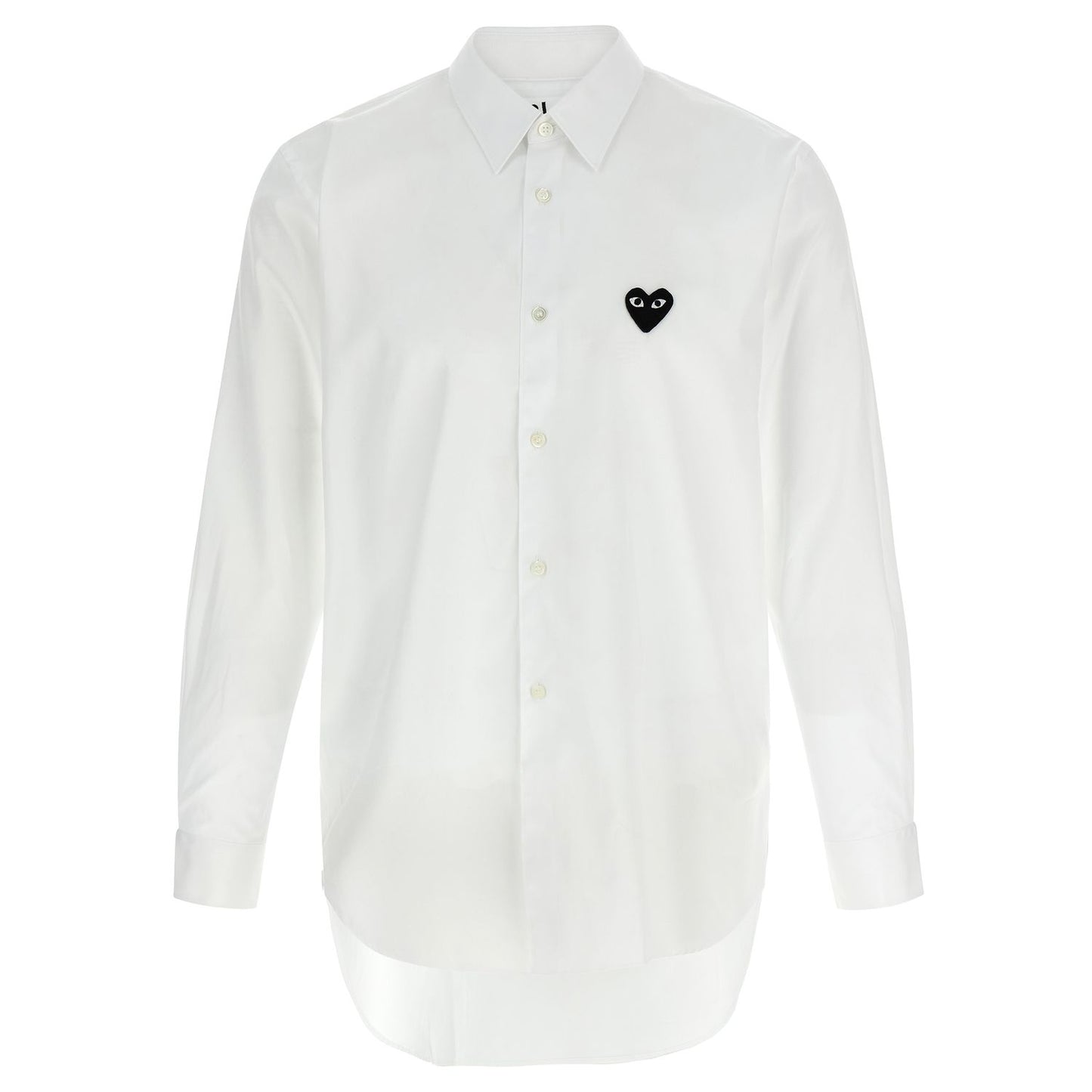 Comme Des Garçons Play White Cotton Blouse