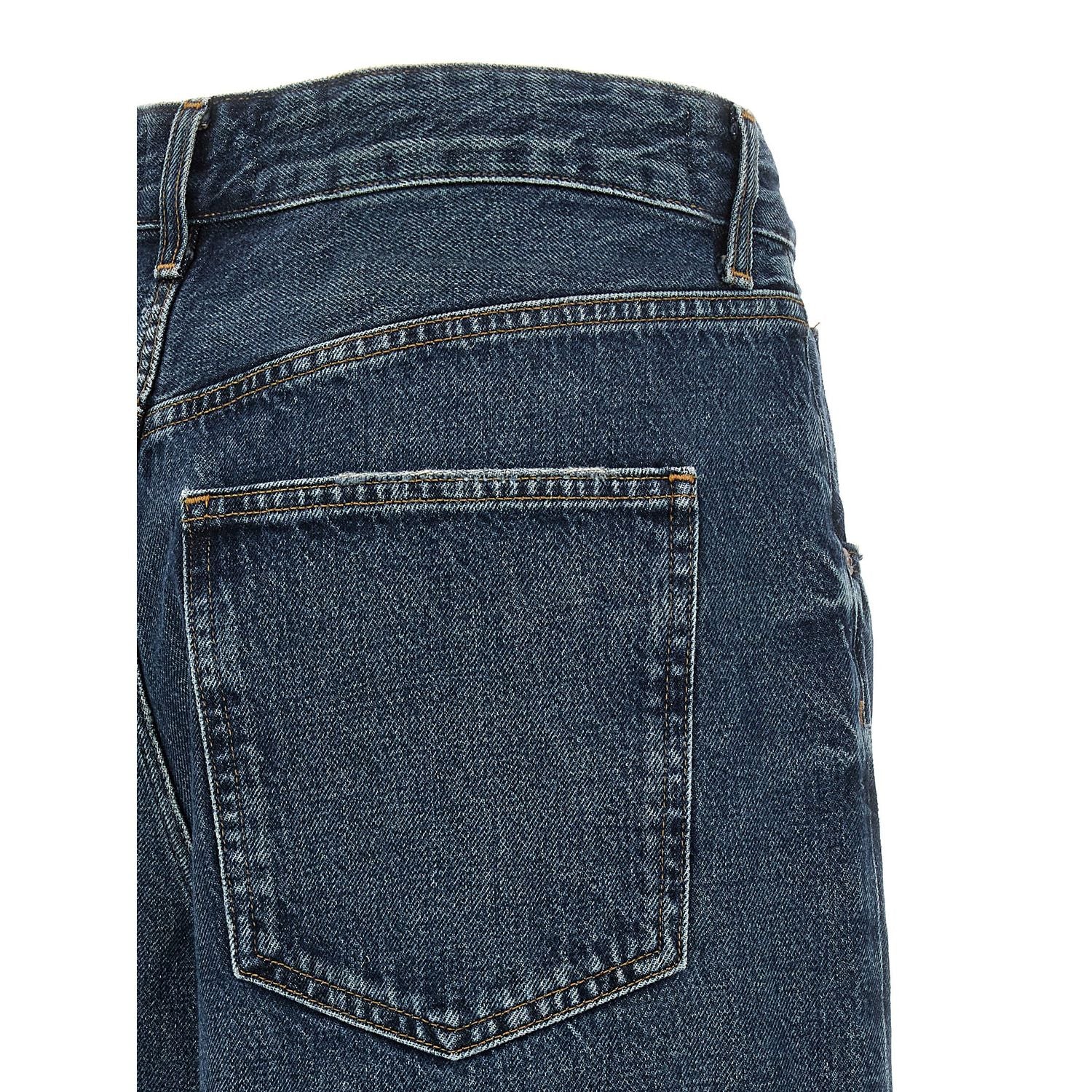Agolde Blue Cotton Jeans Denim