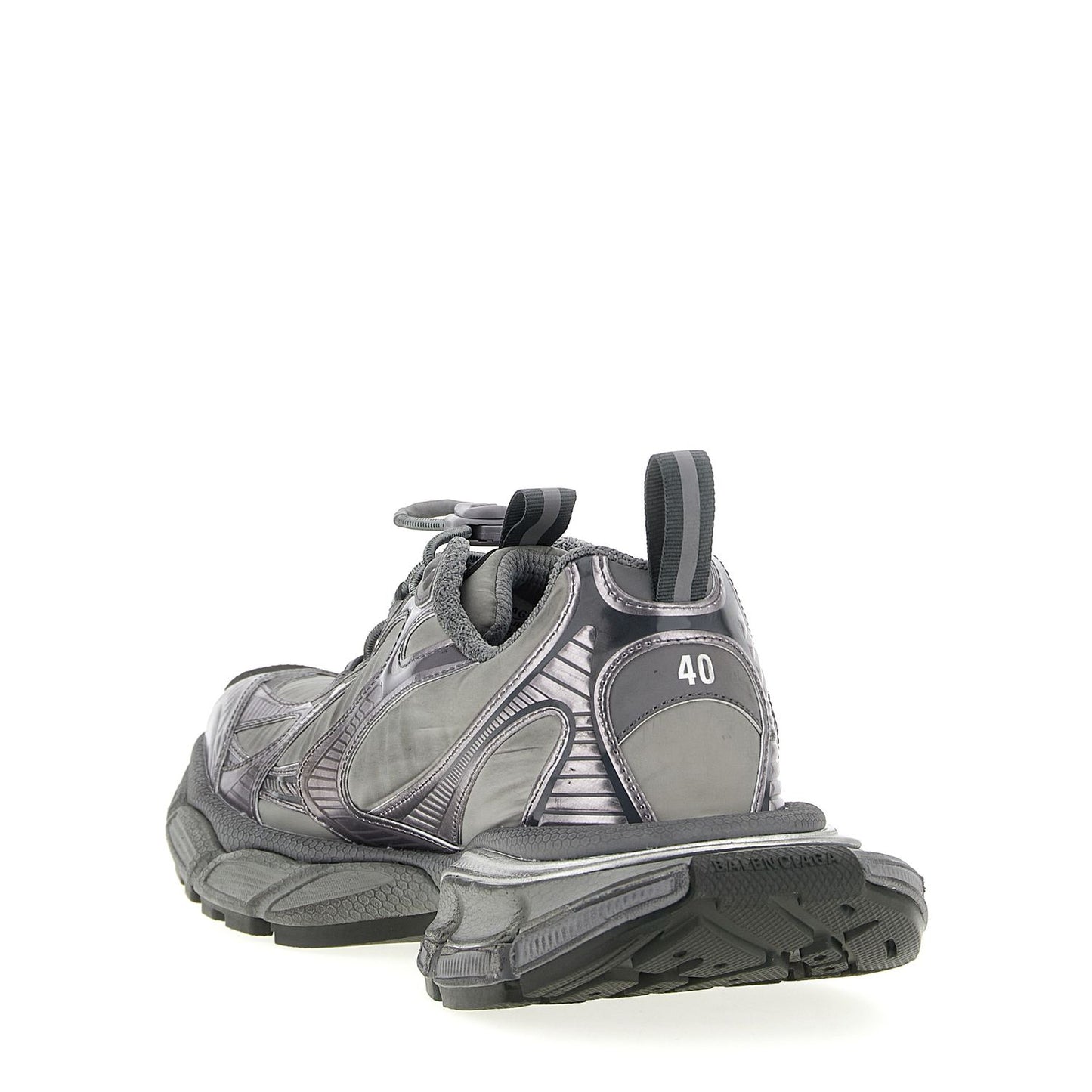 Balenciaga Gray Polyester Athletic Sneakers
