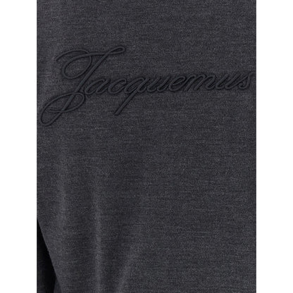 Jacquemus Gray Merino Wool Cardigan