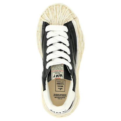 Maison Mihara Yasuhiro Black Cotton Sneakers