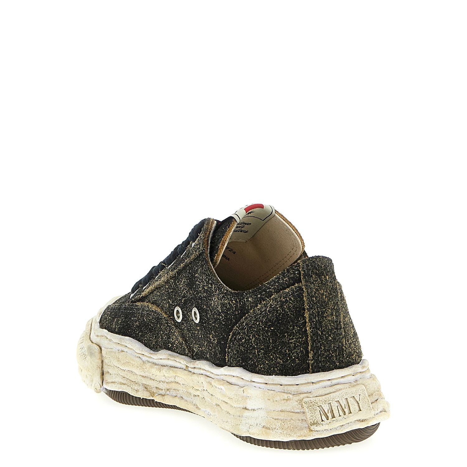Maison Mihara Yasuhiro Black Cowhide Low Top Sneakers