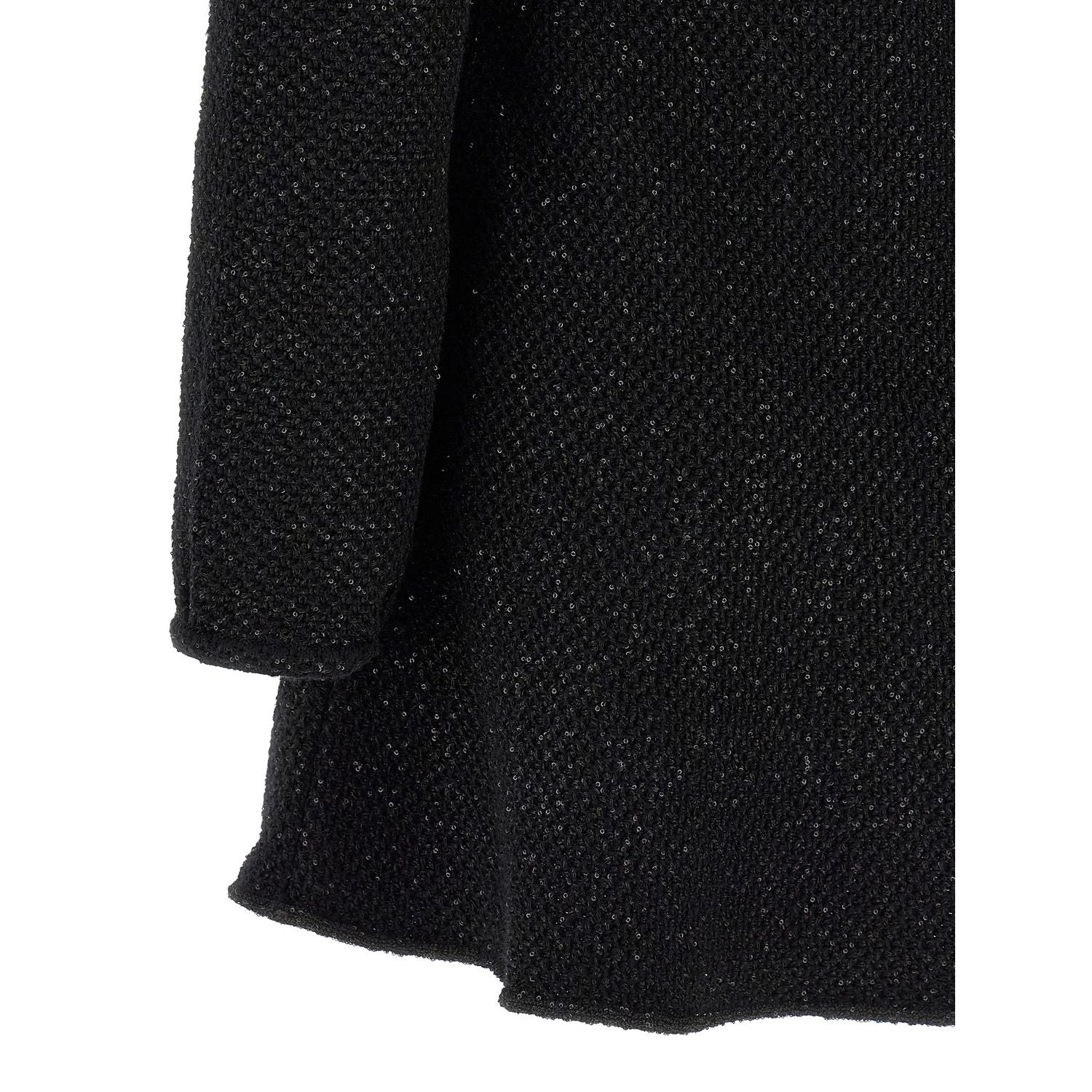 Self-Portrait Black Cotton Short Dress