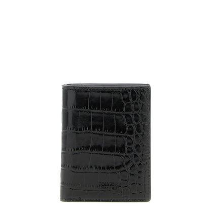 Tom Ford Black Calfskin Cardholder