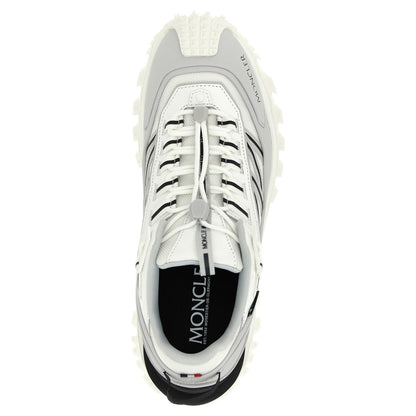 Moncler Gray Polyamide Athletic Sneakers