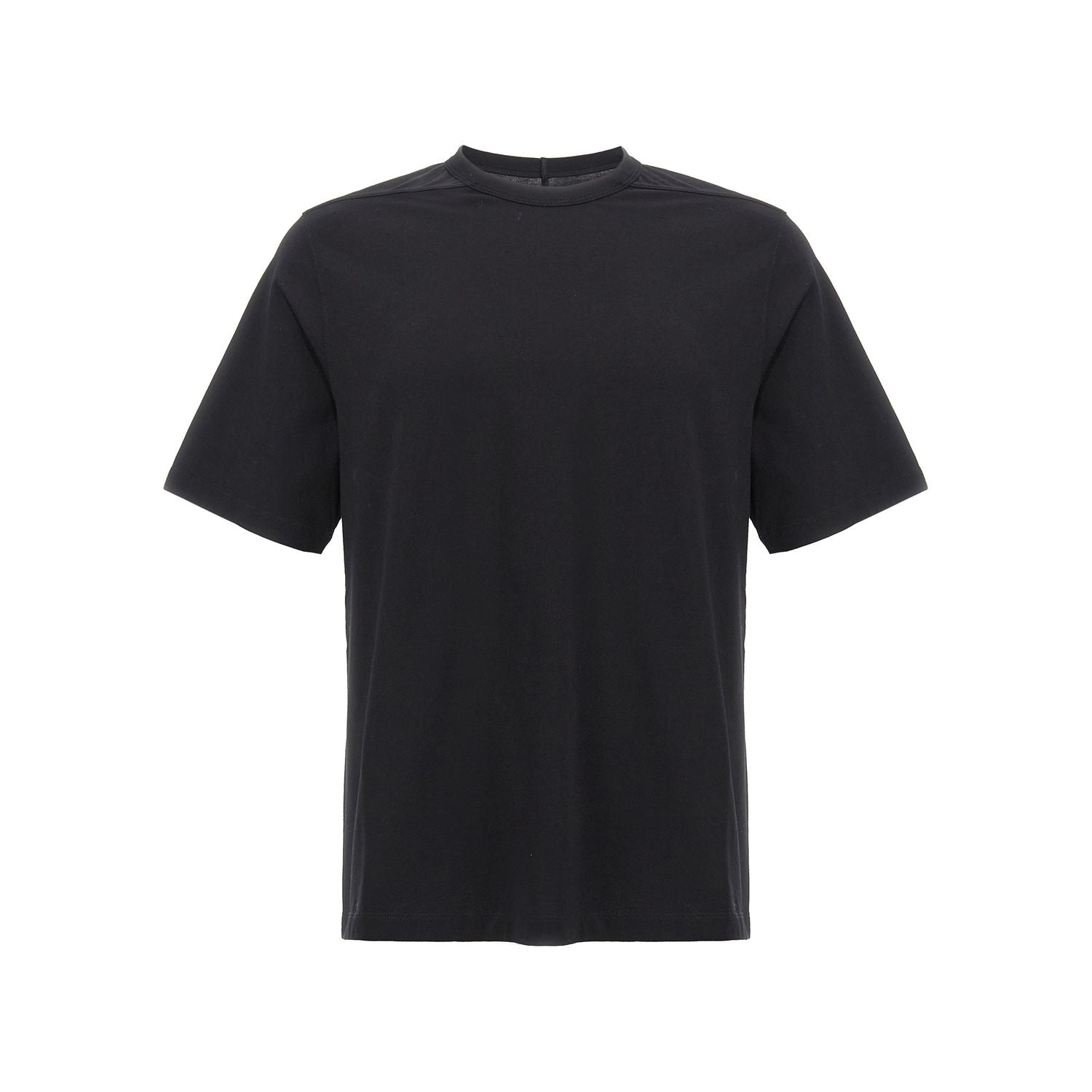 Rick Owens Black Cotton T-Shirt