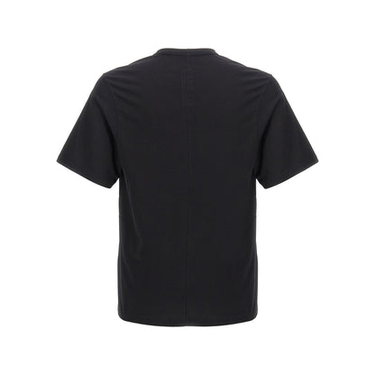 Rick Owens Black Cotton T-Shirt