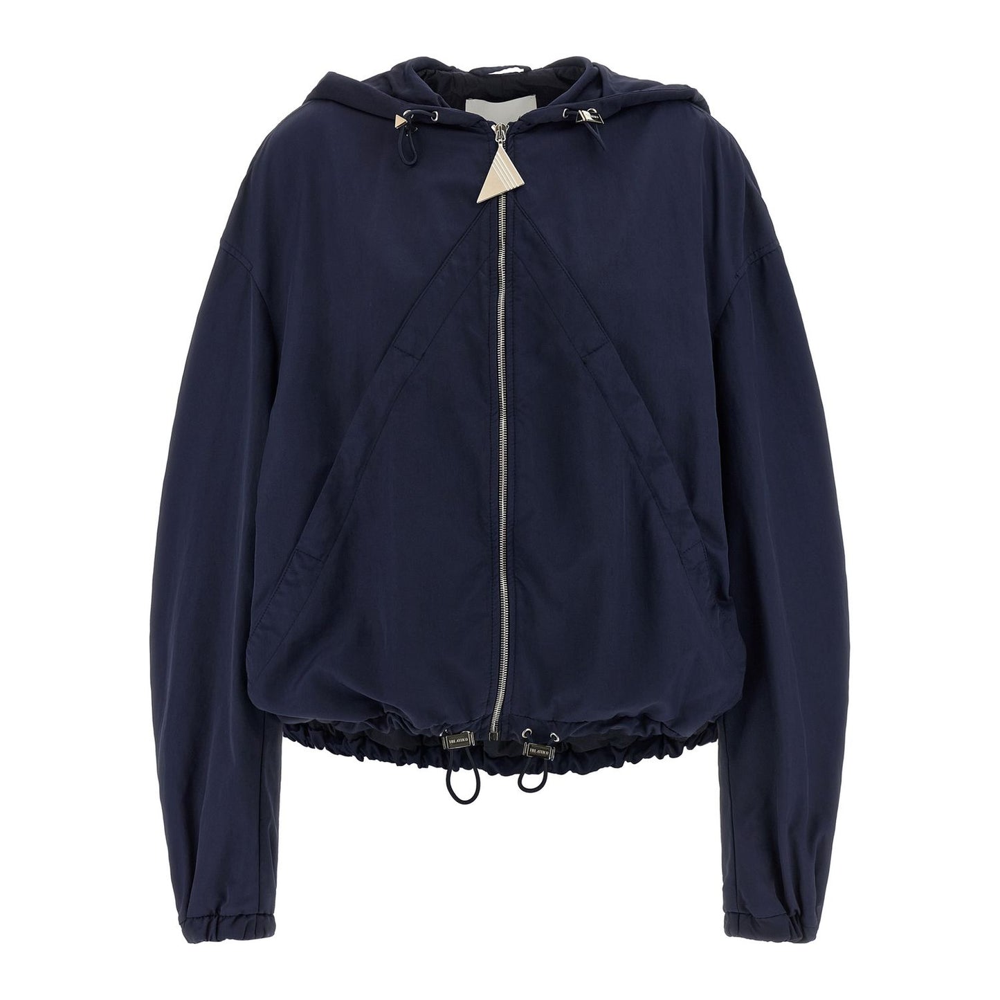 The Attico Blue Polyamide Bomber
