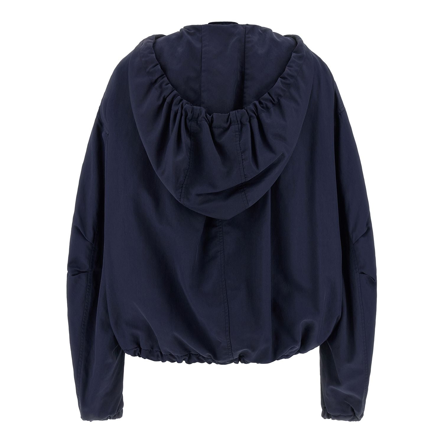 The Attico Blue Polyamide Bomber