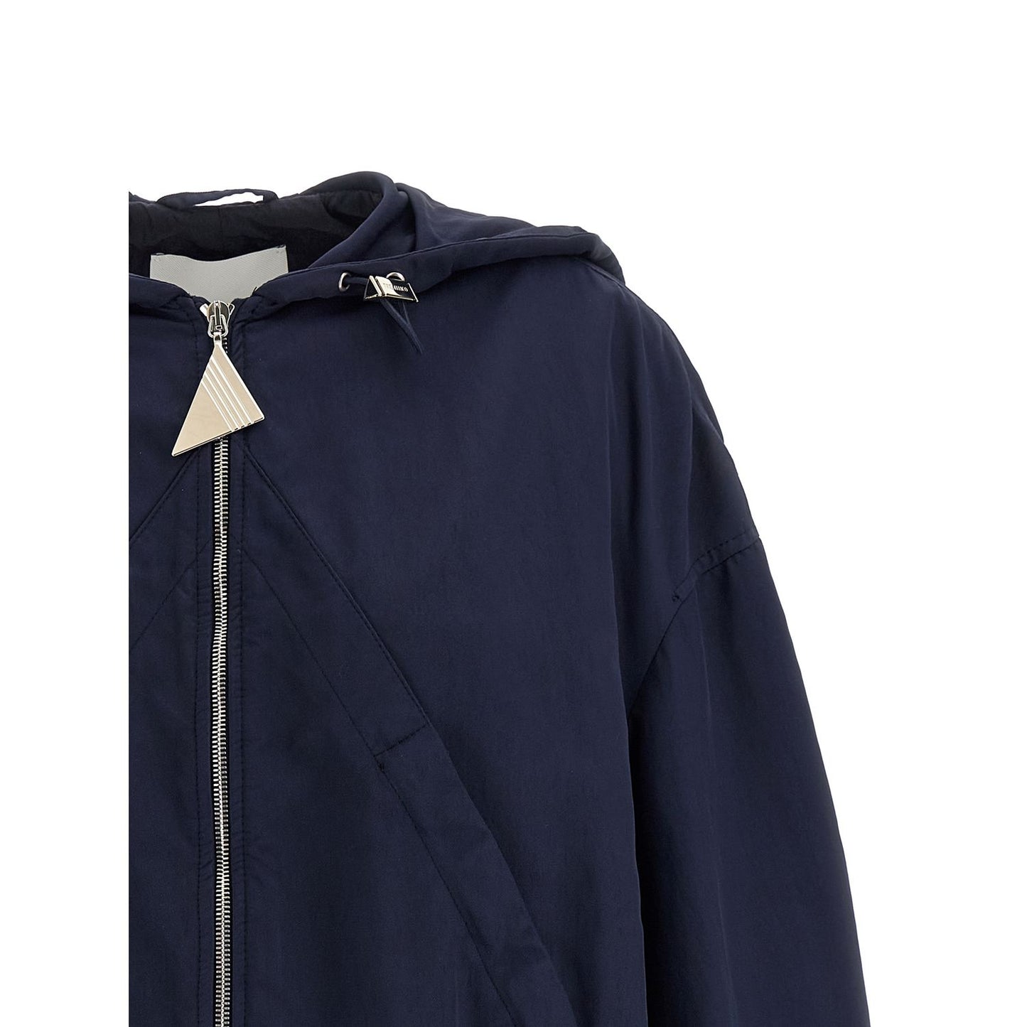 The Attico Blue Polyamide Bomber