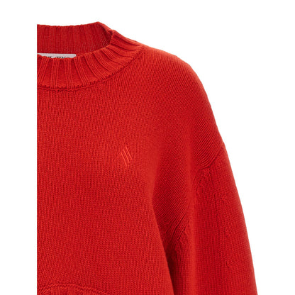 The Attico Multicolor Virgin Wool Cardigan