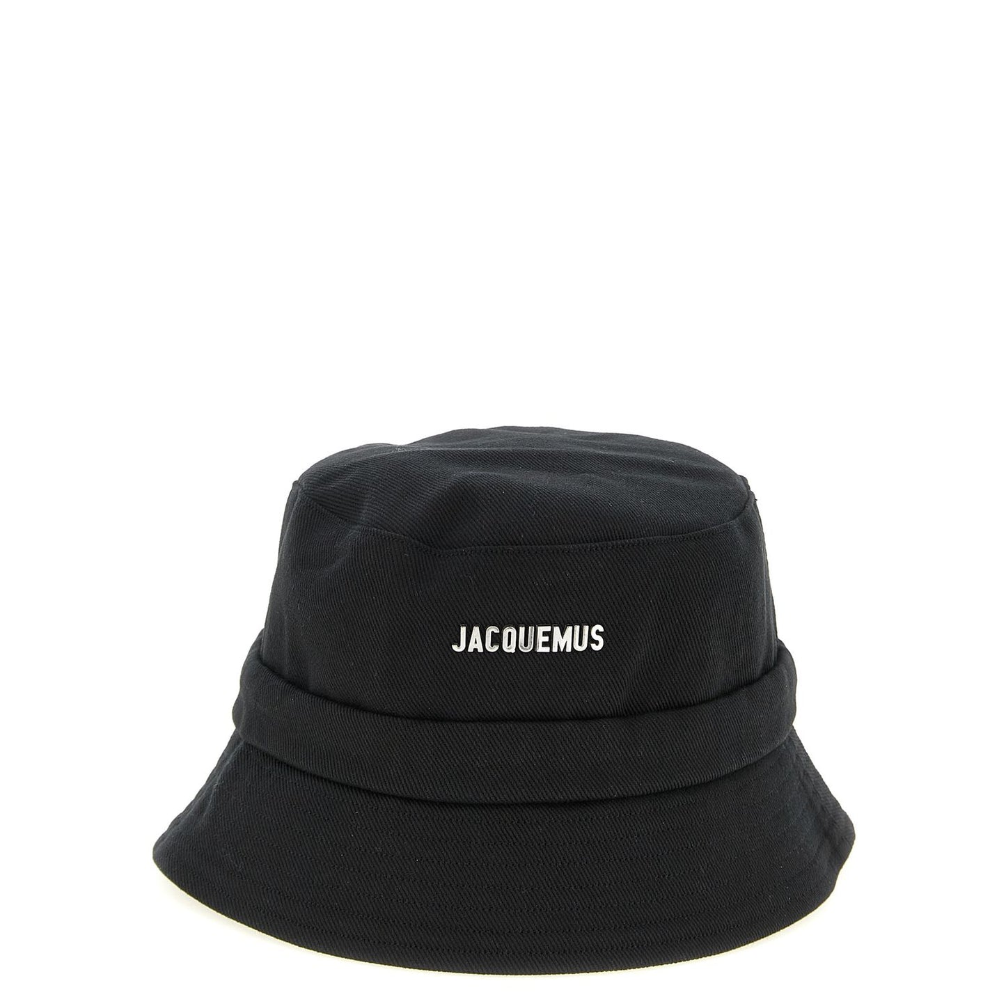 Jacquemus Black Cotton Bucket Hat