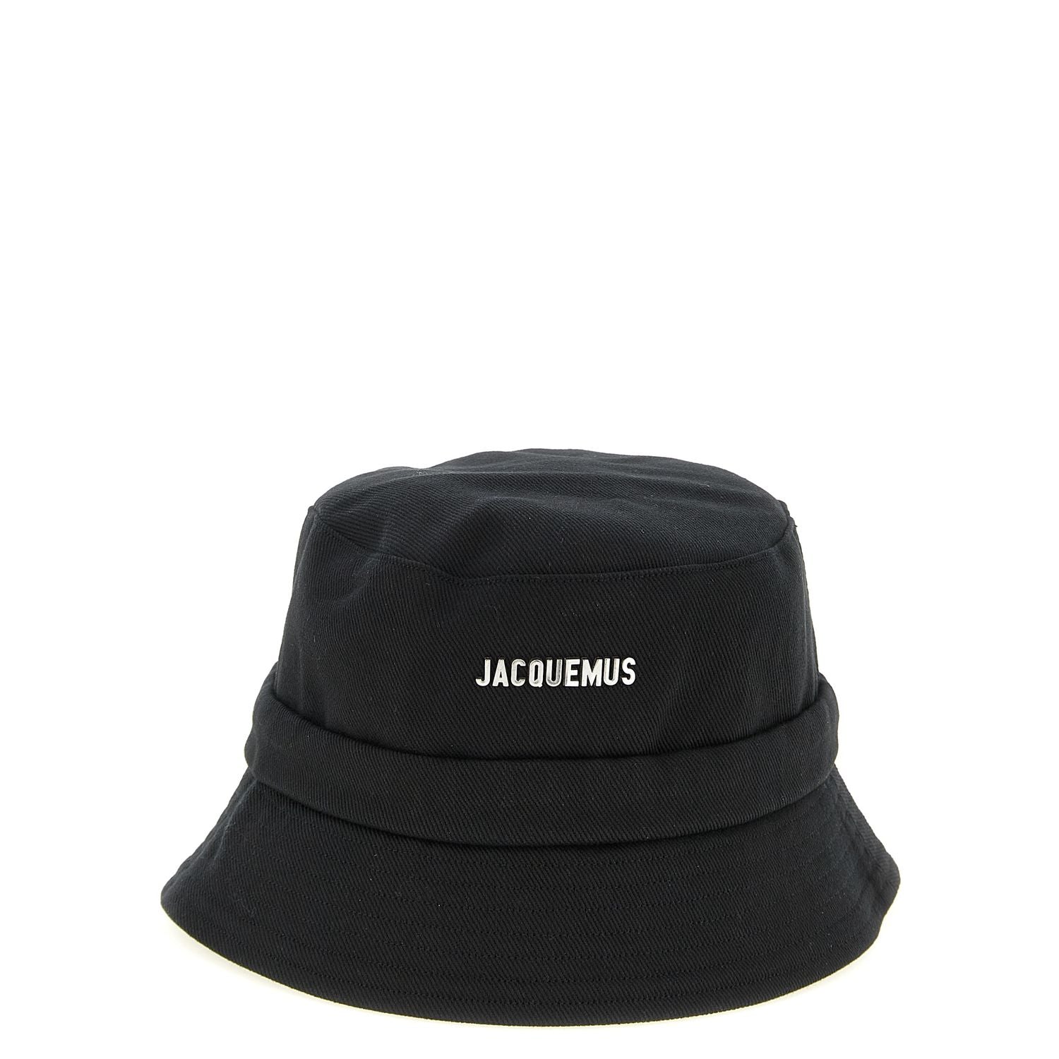 Jacquemus Black Cotton Bucket Hat