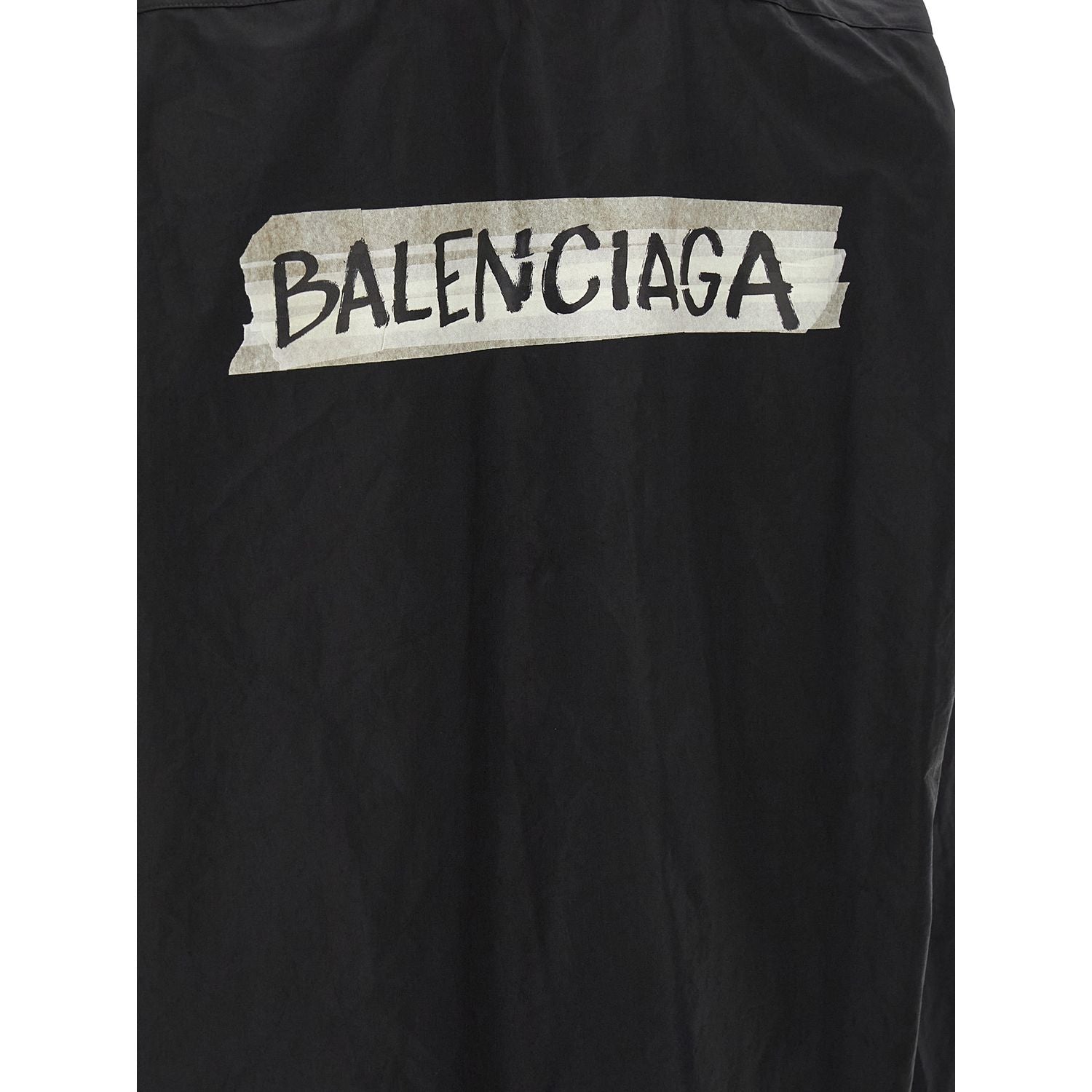 Balenciaga Black Cotton Blouse