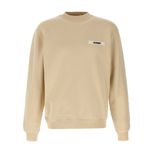 Jacquemus Beige Cotton Sweatshirt