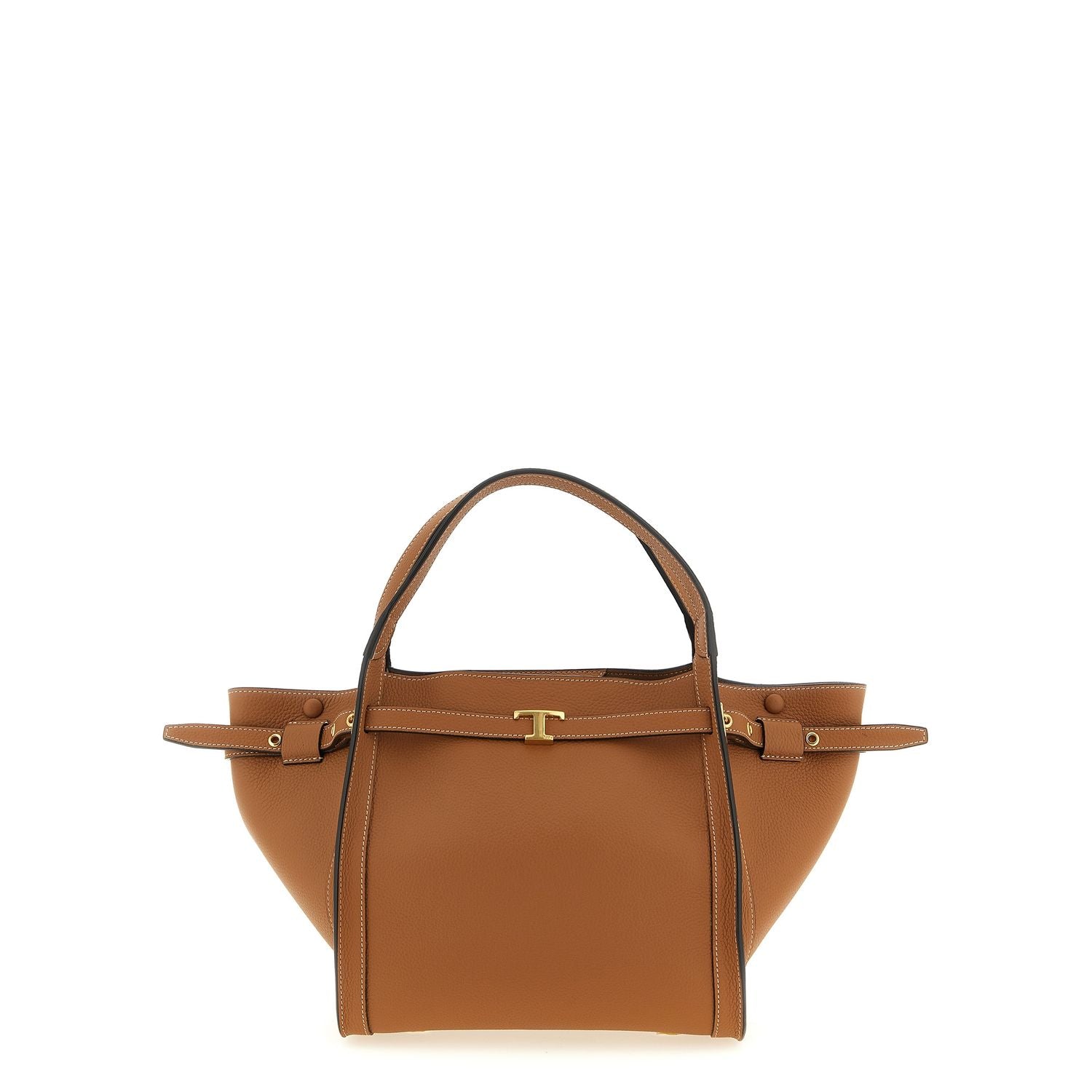 Tod's Brown Calfskin Tote Bag