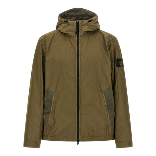 Stone Island Bicolor Polyamide Shell Jacket
