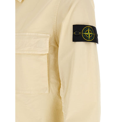 Stone Island Beige Cotton Blouse
