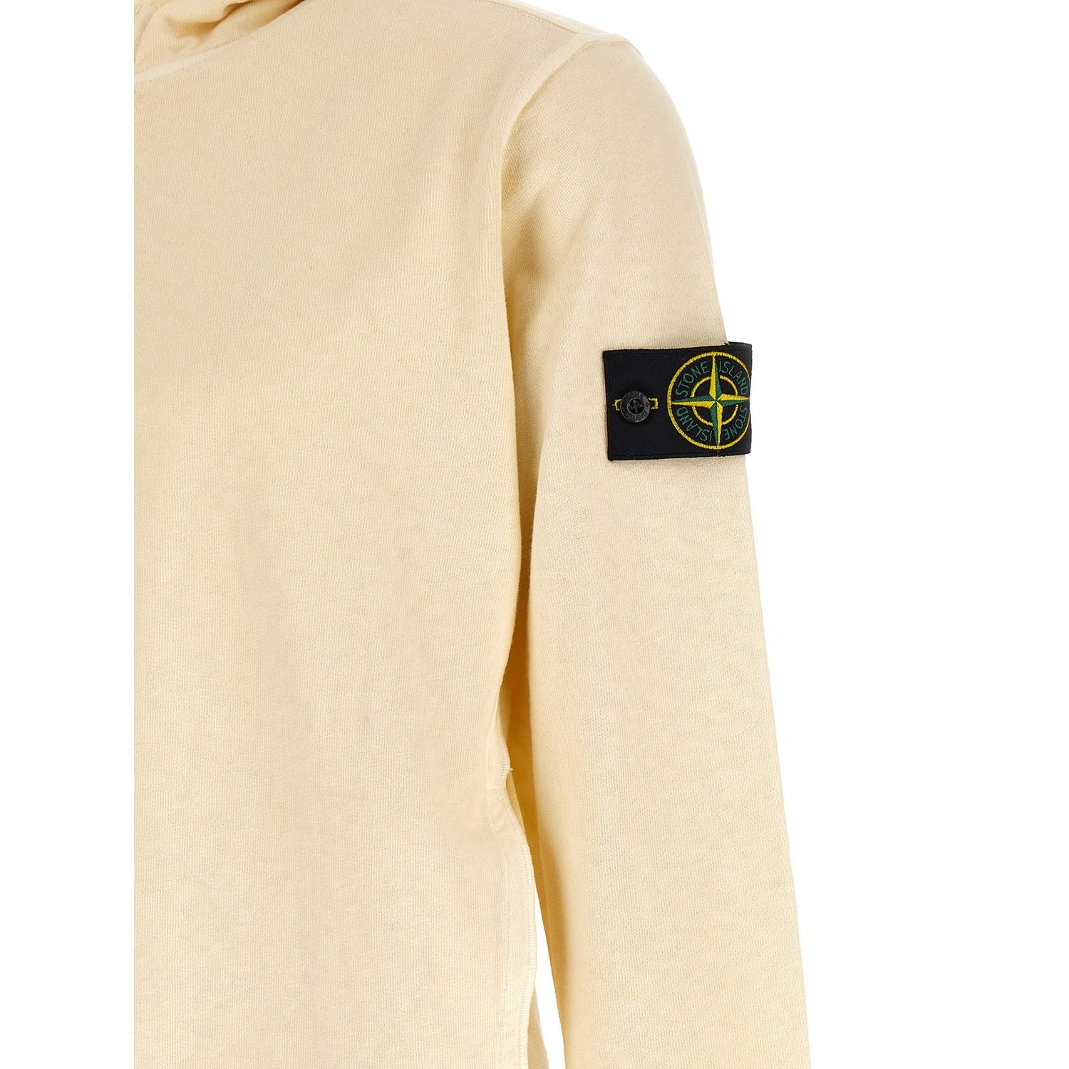 Stone Island Beige Cotton Sweatshirt