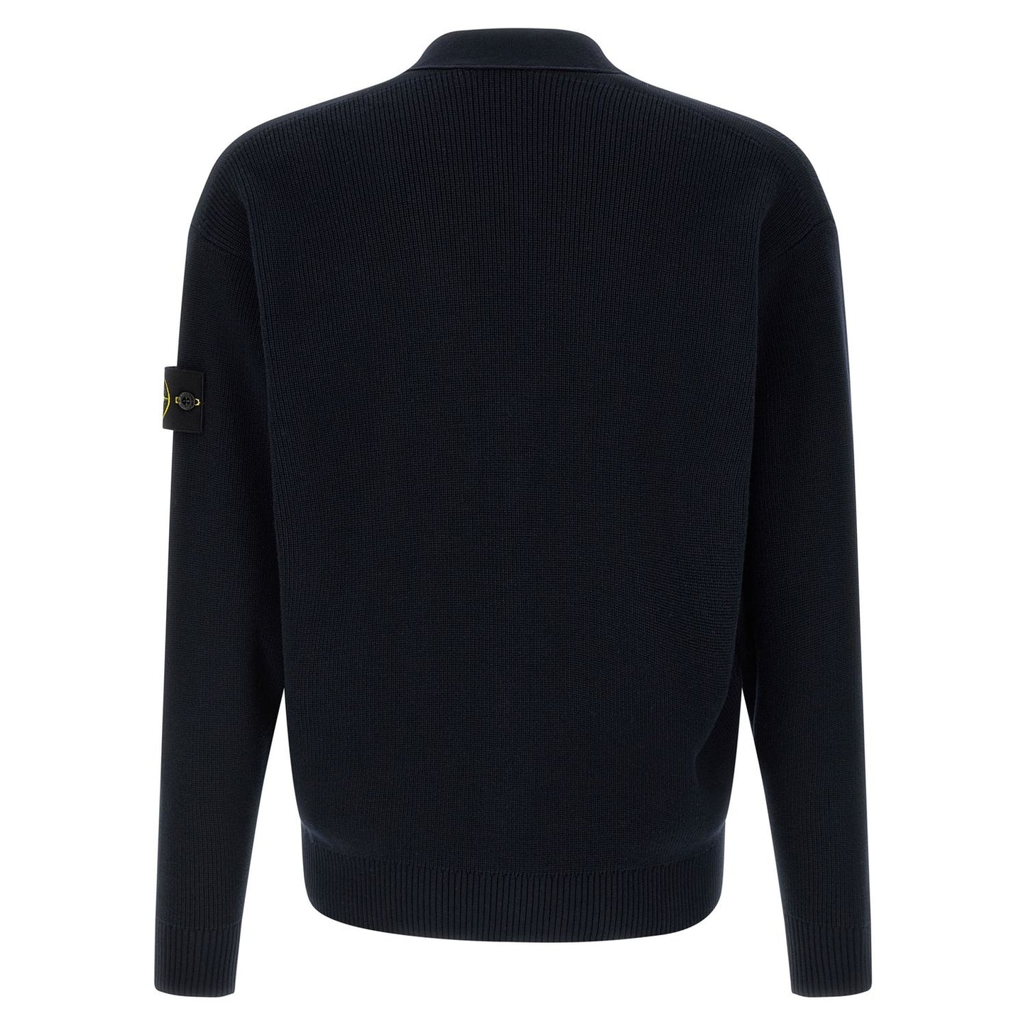 Stone Island Blue Cotton Cardigan
