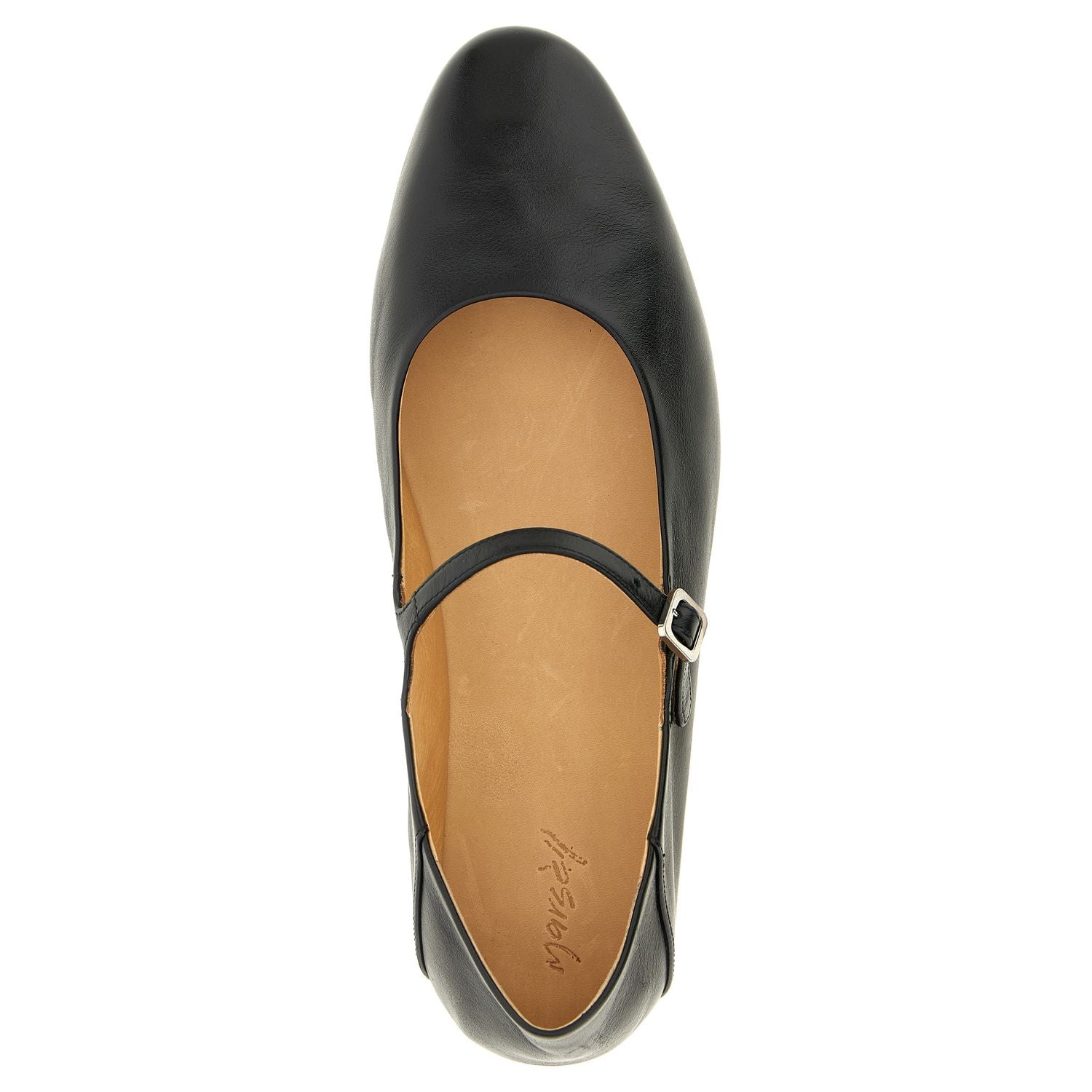 Marsell Black Calfskin Ballet Flats
