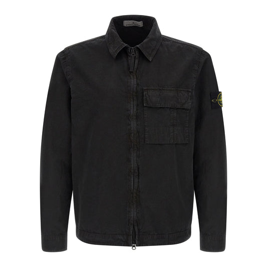 Stone Island Black Cotton Blouse