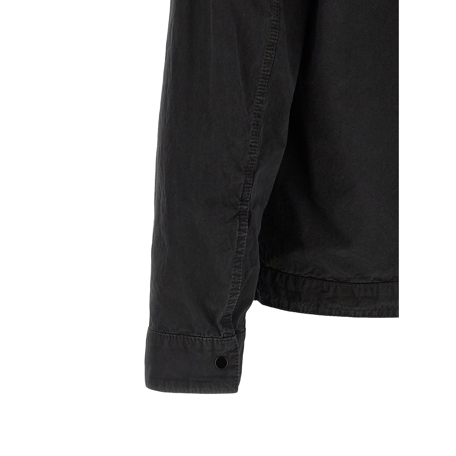 Stone Island Black Cotton Blouse