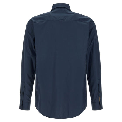 Burberry Blue Cotton Blouse