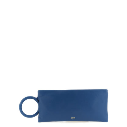 Tom Ford Blue Lambskin Clutch Bag