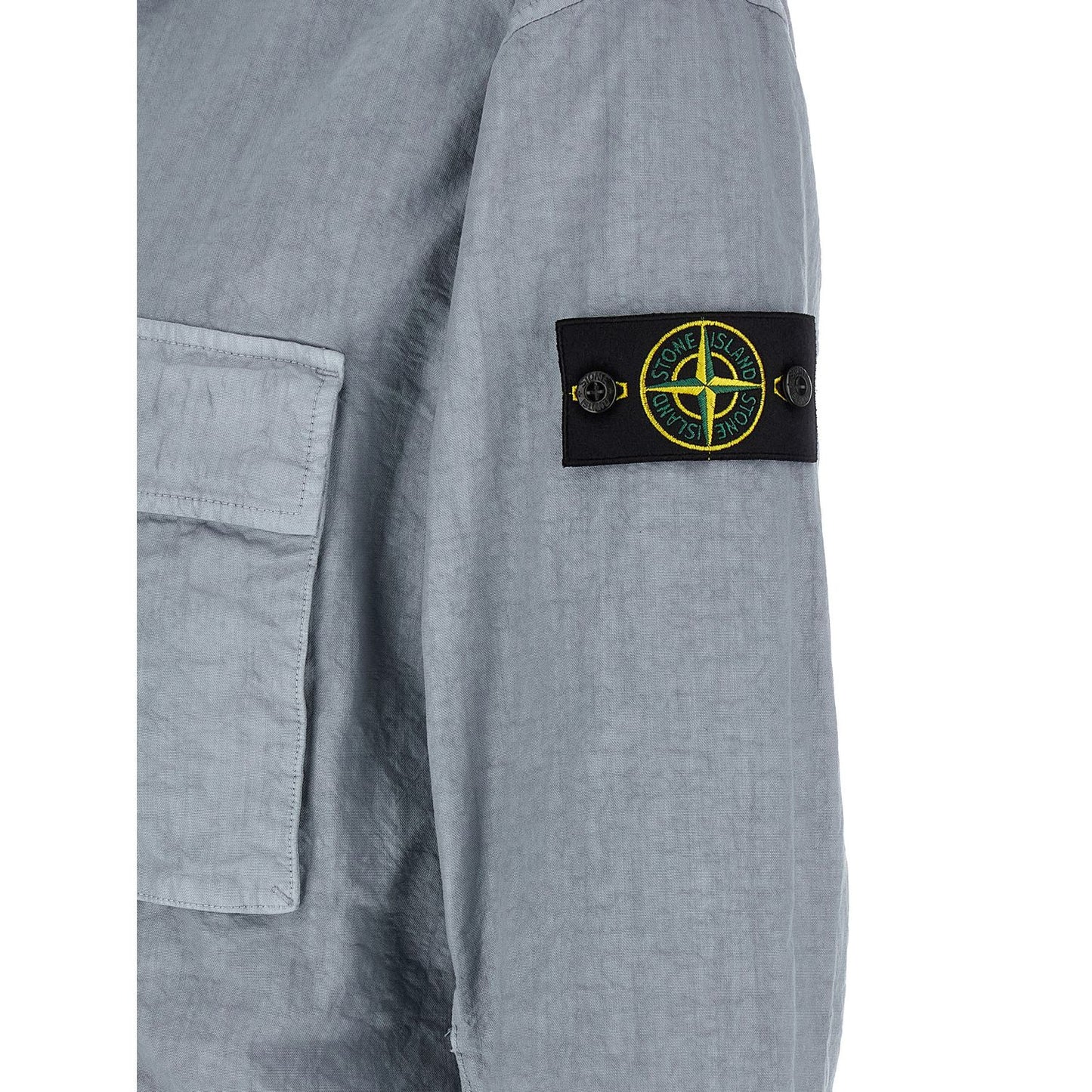 Stone Island Blue Polyamide Blouse