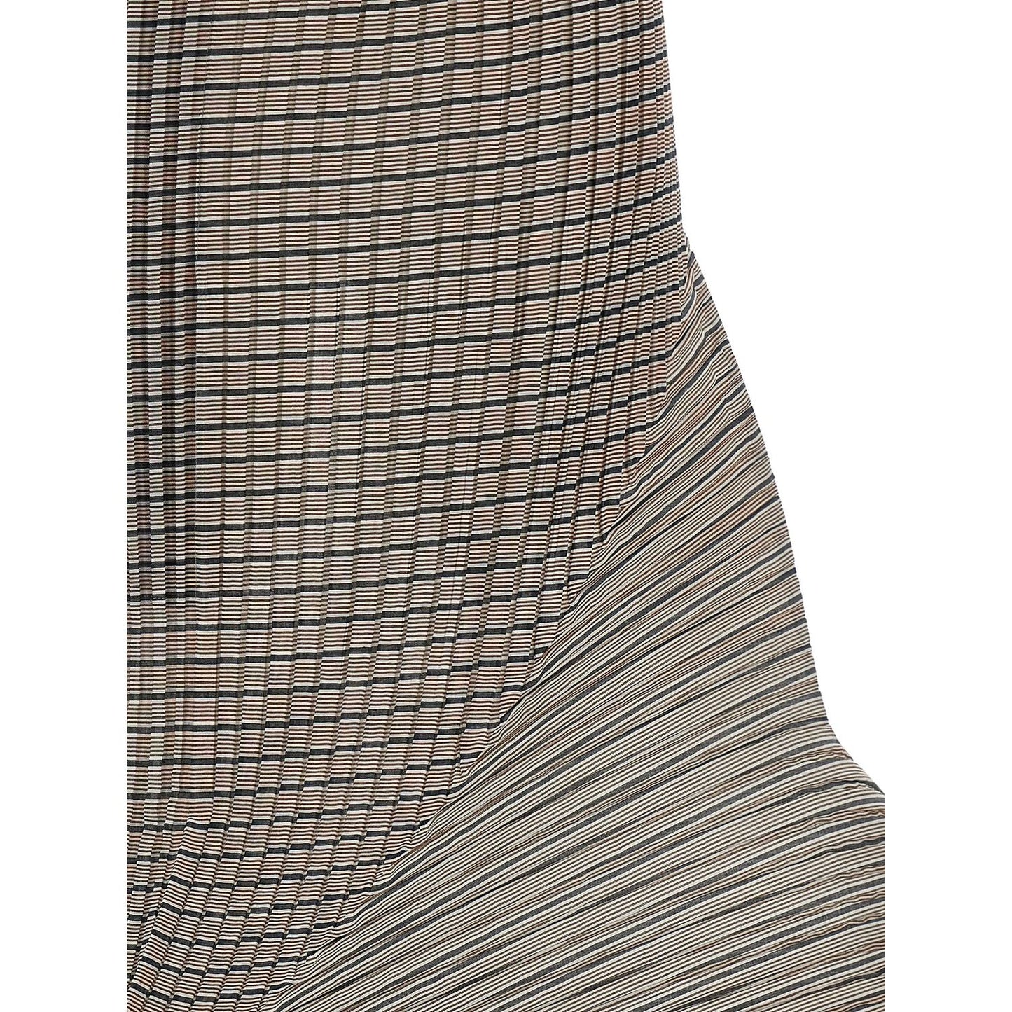 Issey Miyake Brown Polyester Mini Skirt