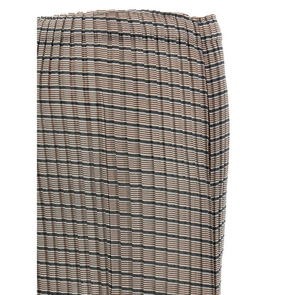 Issey Miyake Brown Polyester Mini Skirt