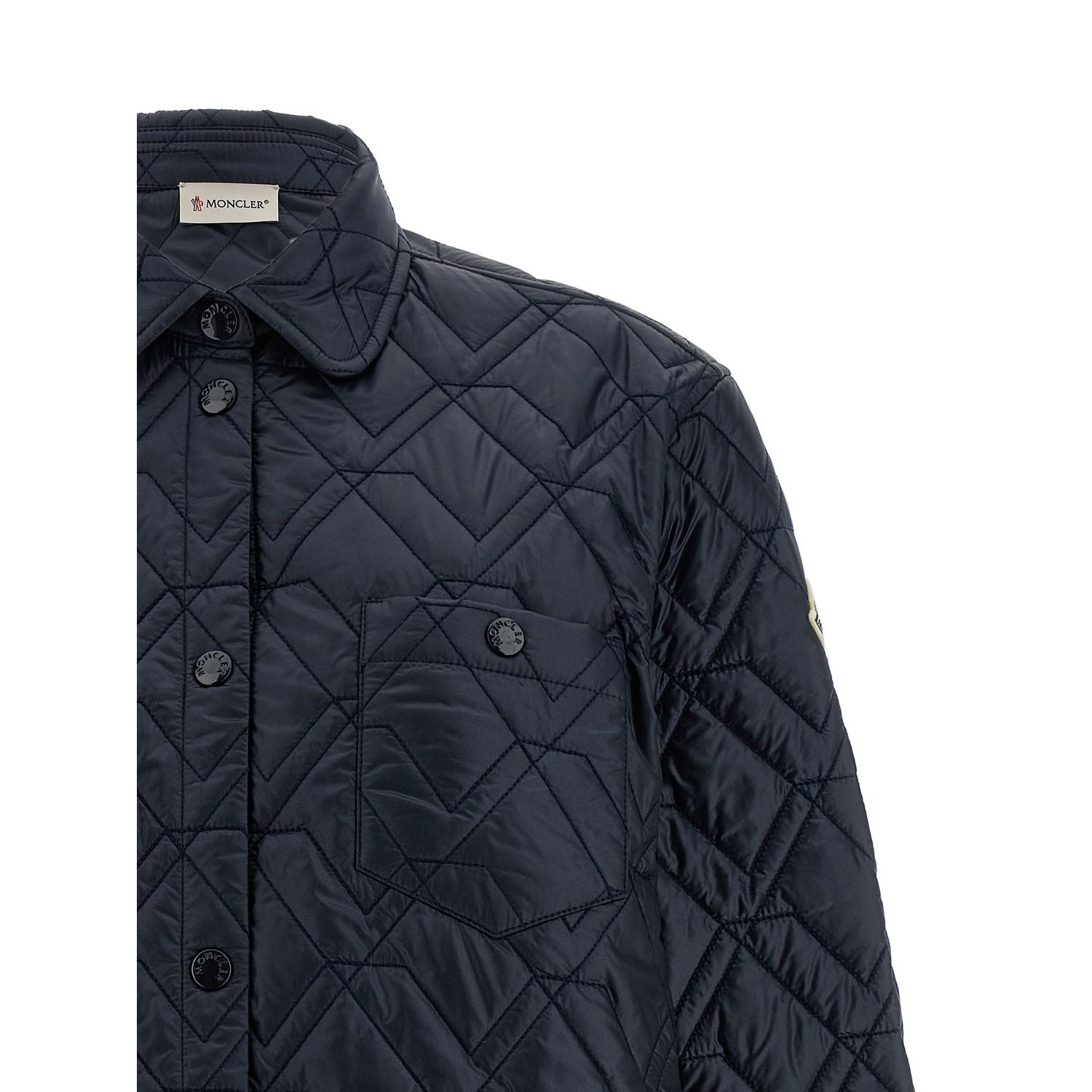 Moncler Blue Polyamide Shell Jacket