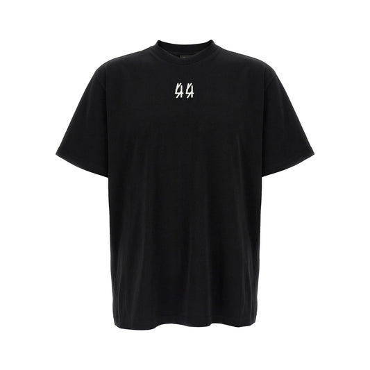 44 Label Group Black Cotton T-Shirt