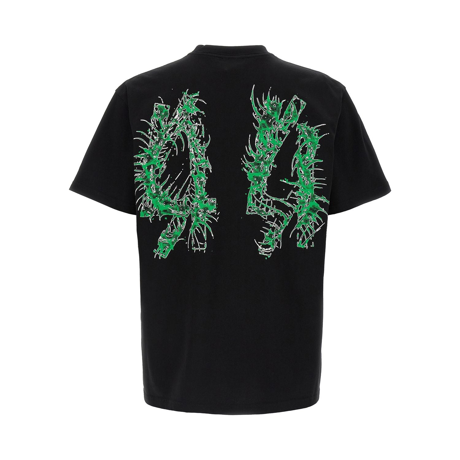 44 Label Group Black Cotton T-Shirt