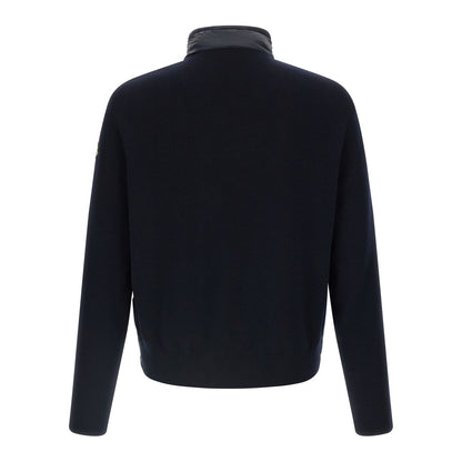 Moncler Blue Polyamide Cardigan
