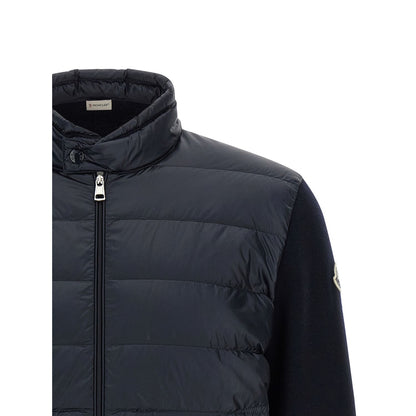 Moncler Blue Polyamide Cardigan
