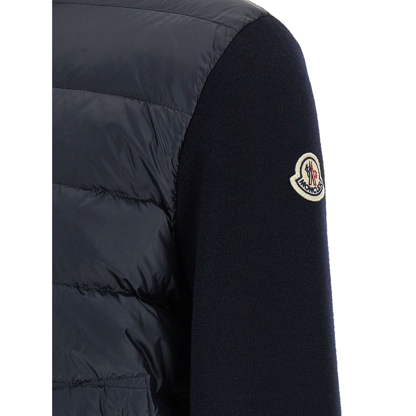 Moncler Blue Polyamide Cardigan