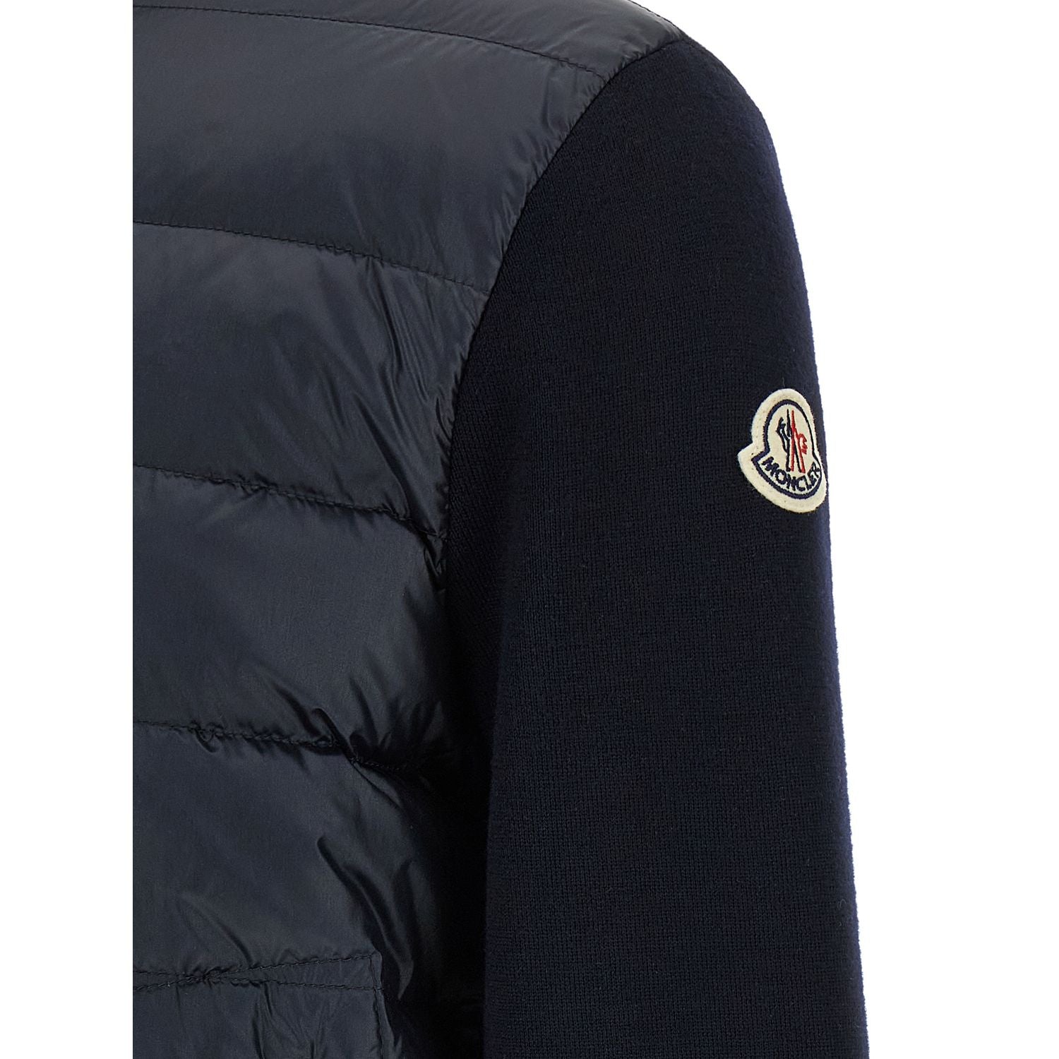 Moncler Blue Polyamide Cardigan