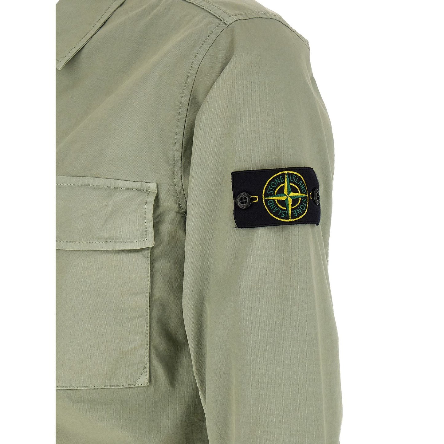 Stone Island Bicolor Cotton Blouse