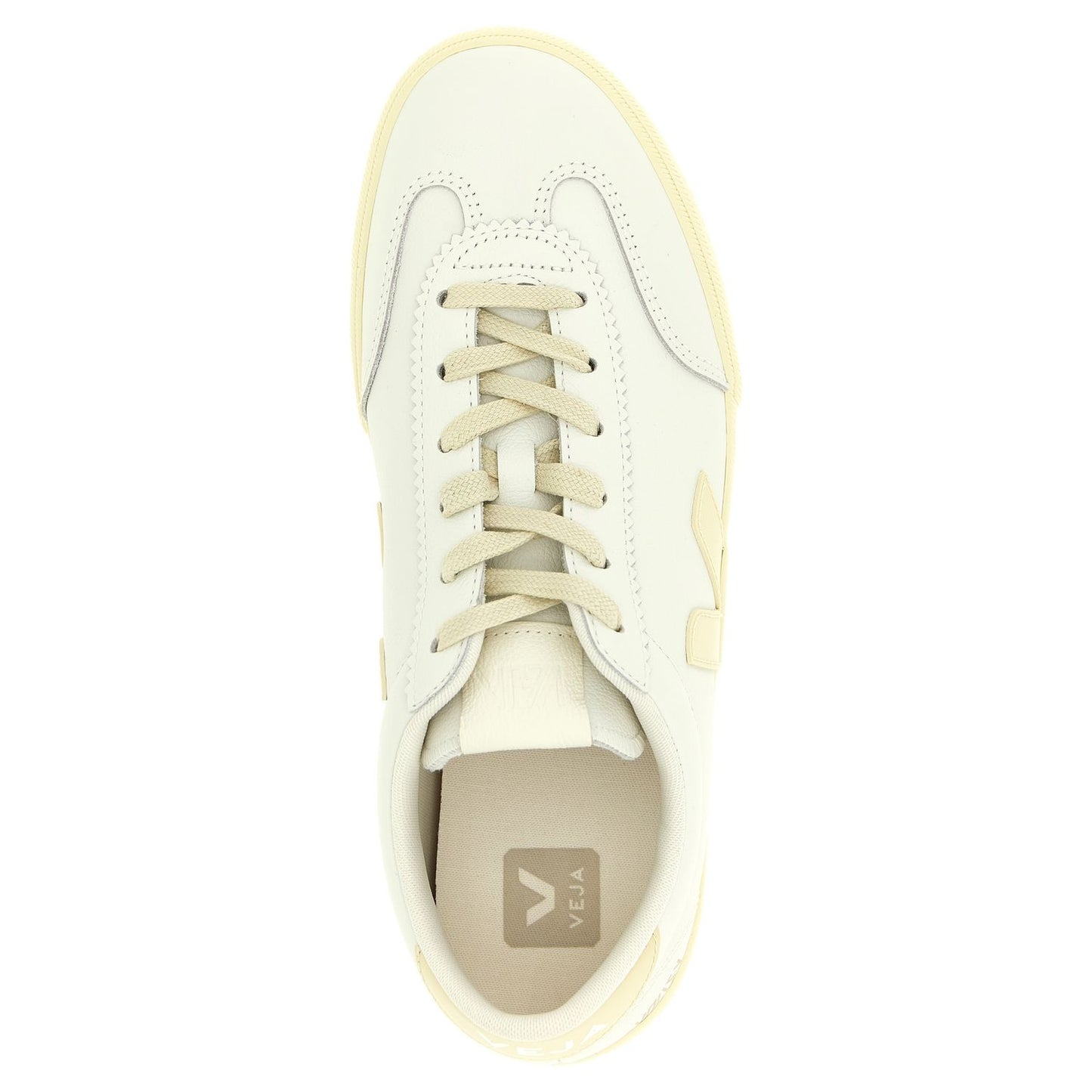 Veja White Calfskin Sneakers
