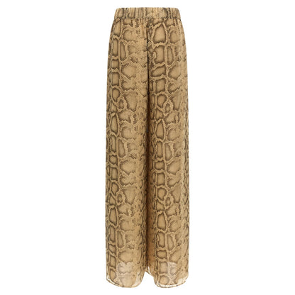 The Andamane Beige Polyester Pants